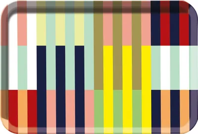 Produktbild von REMEMBER Havanna, Klassisches Serviertablett, Rechteck, Melamin, Mehrfarbig, 450 mm, 295 mm