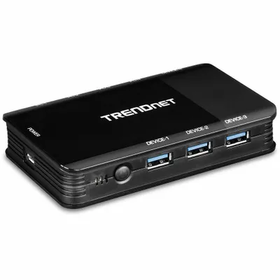 Produktbild von TRENDnet TK-U404 4-Port Sharing Switch 4 PC/1 User USB 3.1