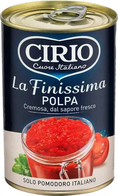 Obrázek produktu pro Cirio Polpa italské rajčata v konzervě, dužina, 400 g