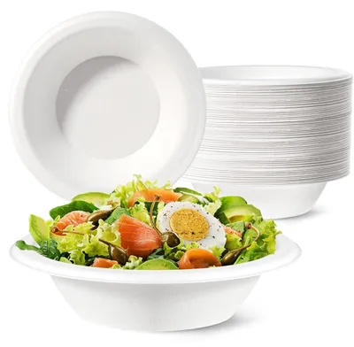 Produktbild von Kompostierbare Papiereinwegschalen für Suppe und Snacks