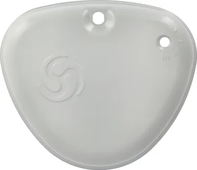 Zdjęcie produktu dla Okladka boczna po lewej, szara, z oryginalnym "Whirl logo" - Simson S50, S51, S70
