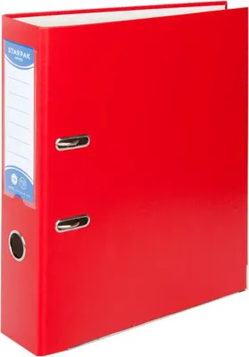 Produktbild von A4-Ordner mit Metallbeschlag, rot – STARPAK