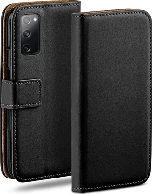 Produktbild von moex® Book Case kompatibel mit Samsung Galaxy S20 FE / FE 5G - Hülle 360 Grad klappbar, Schwarz