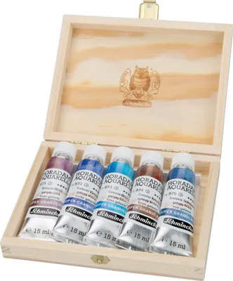 Zdjęcie produktu dla Schmincke Horadam Watercolour - Galaxy - 5 x 15ml Supergranulacja 74 842 097