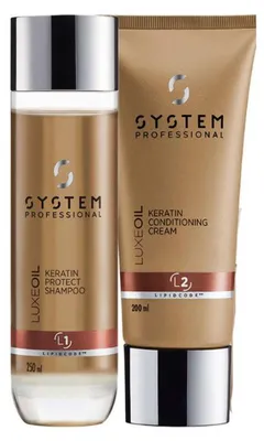 Produktbild von System Professional LuxeOil Set – Shampoo 250 ml & Conditioning Cream 200 ml
