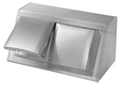 Produktbild von Thebo Aufbausteckdose 1792226 Edelstahl 2fach ST 3900 B ST/2 Leon 2 mi