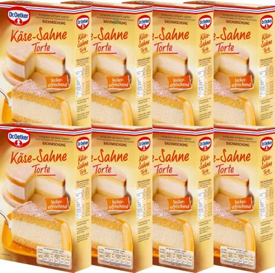Produktbild von Dr. Oetker Backmischung Käse-Sahne-Torte - 8 x 385 g