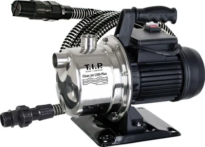 Produktbild von T.I.P. Gartenpumpe Clean Jet 1300 Plus mit Kit Fördermenge: 4.400 l/h