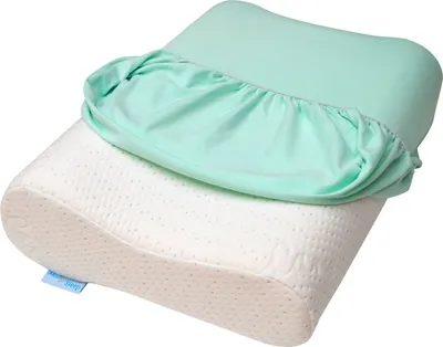 Produktbild von Obliečka na ortopedický vankúš, univerzálna veľkosť, zelená, od Medi Sleep