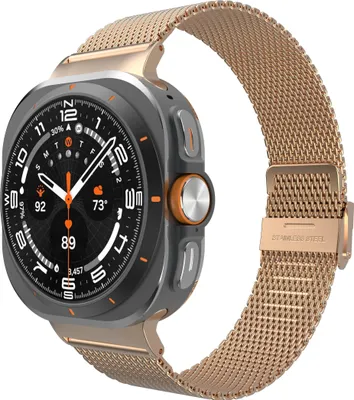 Produktbild von Cazy Uhrenarmband geeignet für Samsung Galaxy Watch Band (Silksteel) – Smartwatch-Armbänder – Universelles Armband geeignet für Samsung Galaxy Watch Ultra2 / Ultra (2024 / 2025) - Roségold