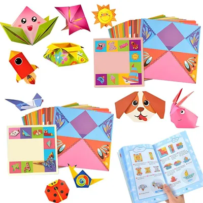Origami-Papier-Set 158 Blatt, bunt, 14x14 cm, DIY-Bastelset