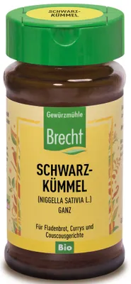 Produktbild von Schwarzkümmel - ganz Glas 40g | BRECHT