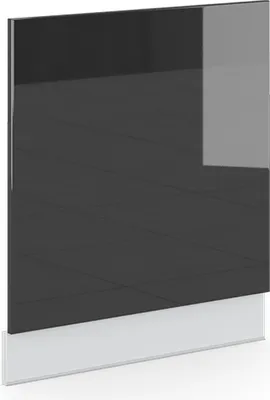 Produktbild von Vicco Frontblende Fame-Line, 60 cm ohne Arbeitsplatte, Anthrazit Hochglanz/Weiß