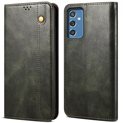 Obrázek produktu pro Pouzdro pro Samsung Galaxy A13 5G, kožené flip pouzdro peněženka s funkcí stojánku zelené