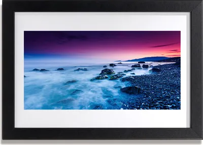 Produktbild von Bild 30x20 MDF-Rahmen Wandkunst Ocean Beach Landschaft