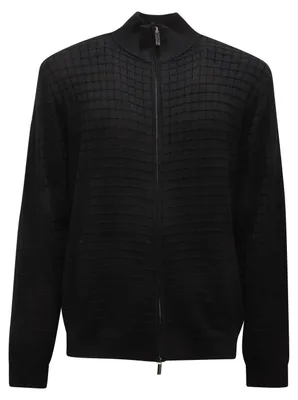 Imagen del producto de 6028. Jersey con cremallera completa para hombre, marca Emporio Armani