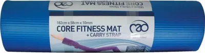 Produktbild von Fitness Mad - Yogamatte "Core" CS400 (Einheitsgröße) (Blau)