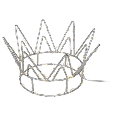 Produktbild von Star Trading Crown, Leichte Dekorationsfigur, Transparent, IP20, 6 h, 18 h, 70 Glühbirne(n)