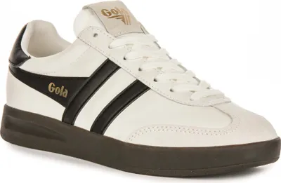 Produktbild von Gola Cyclone Leather White/Black/Dark Gum Größe EU 37