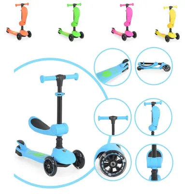 Produktbild von Moni Kinderroller 2 in 1 Lamborghini Laufrad, Lenkerhöhe verstellbar, klappbar