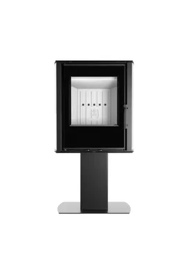 Produktbild von HITZE CANE SF Kaminofen 6,5 kW freistehend – schwarz – effizient & modern, BImSchV Stufe II