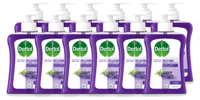 Produktbild von 12 x Dettol Waschgel Handseife - Lavendel - 250 ml - Vorteilspackung - 12 Stücke
