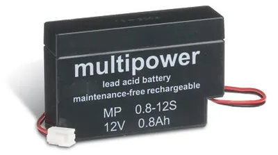 Image de Powery batterie au plomb (multipower) MP0,8-12JST