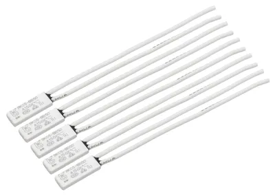 5x KSD9700 Thermostat 150 °C, N.O. 2 A, Bimetall, normal offen