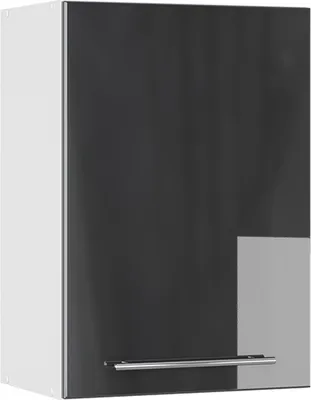 Produktbild von Vicco Hängeschrank Fame-Line, 50 cm, Anthrazit Hochglanz/Weiß