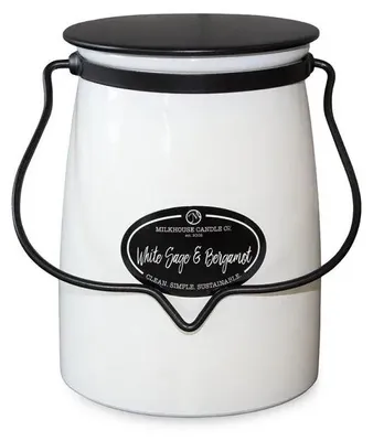 Obrázek produktu pro MILKHOUSE CANDLE Vonná svíčka White Sage & Bergamot, značka BUTTER JAR (624 g)