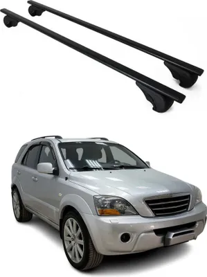 Obrázek produktu pro Příčné střešní nosiče pro Kia Sorento 2002–2009, černé