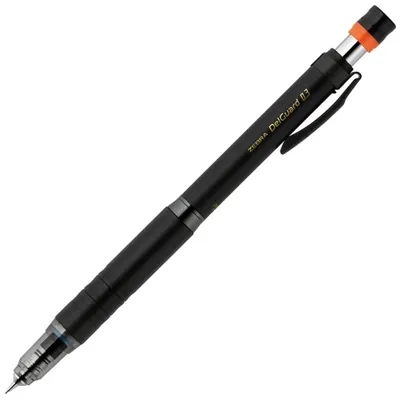 Produktbild von Zebra Druckbleistift, Del Guard Typ Lx, 0,3 mm, Schwarz (P-MAS86-BK)