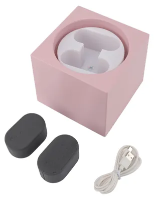 Image de Double remontoir automatique pour montres, alimenté par USB et piles, 2 vitesses réglables, fonctionnement silencieux, remontoir pour montres connectées avec éclairage LED, rose