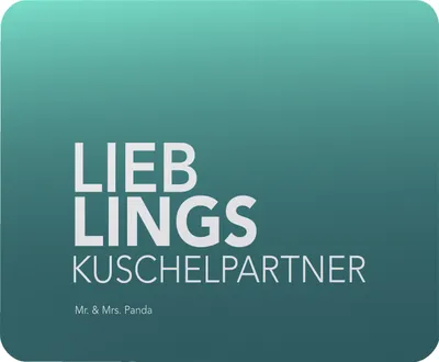 Produktbild von Mr. & Mrs. Panda Mousepad Kuschelpartner - Geschenk, Bett, computermatte, Ehepartner, pc, mauspad, Mouse Pad, Ehemann, verliebt, Partner, Geschenkidee, Spruch