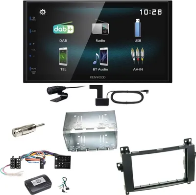Produktbild von Kenwood DMX-125DAB Bluetooth MP3 USB DAB+ Einbauset für Mercedes Vito Viano W639