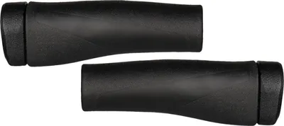 Immagine prodotto di Herrmans 2099-0555 Manopole per manubrio 'Clik', 123 mm, Ø 22 mm, nero (1 paio)