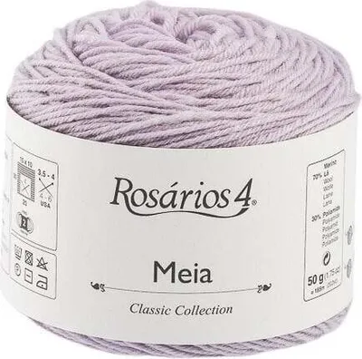 Produktbild von Rosários 4 Meia 30 Lilac Strickgarn