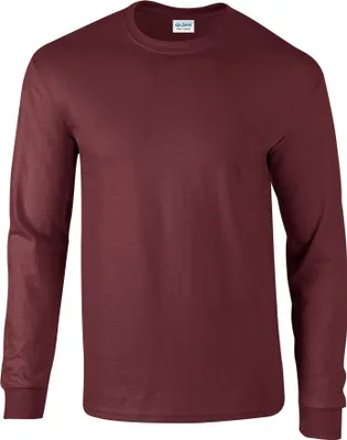 Immagine prodotto di Gildan - Maglietta "Ultra" da uomo/donna unisex a maniche lunghe PC6430 (L) (Rosso vino)