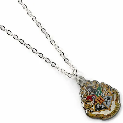 Produktbild von Harry Potter Halskette & Anhänger Hogwarts (versilbert)