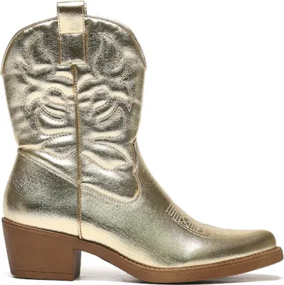 Produktbild von Cowboylaarzen Goud Kort Stiksels