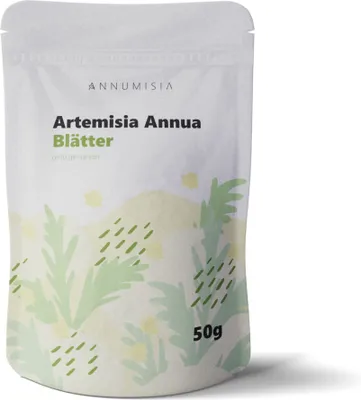 Produktbild von ANNUMISIA® Artemisia Annua Blätter geschnitten 50 g - Einjähriger Beifuß - ohne Stängel und ohne Zusatzstoffe - enthält Artemisinin