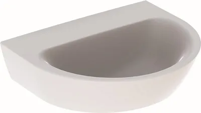 Produktbild von Geberit Renova Waschtisch, ohne Hahnloch, ohne Überlauf, Breite: 55cm, 500.598.01.1