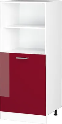 Produktbild von Vicco Herdumbauschrank R-Line, 60 cm, Bordeaux Hochglanz/Weiß