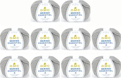 Immagine prodotto di 10 gomitoli di DMC Merino Essentiel-4 – filato Aran di alta qualità composto da 50% Lana e 50%.poliacrilico, 8149, (colore 872)