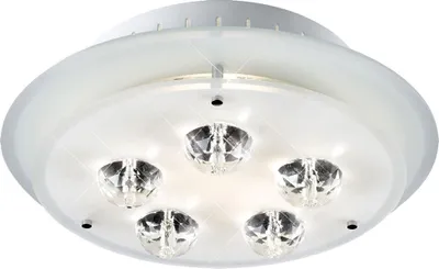 Produktbild von Esto Diamantis Deckenlampe Decken-Leuchte Lampe Glas satiniert 40116