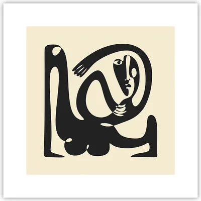 Produktbild von Poster - Poster ohne Rahmen - Surreal Charakter Kontrast - 30x30 cm - Wand Bild - Wanddeko - Wandbilder - Kunstposter - Wandposter - Bilder - Kunstdruck - Wanddekoration - Wandbild - P2XAC30x30-4615