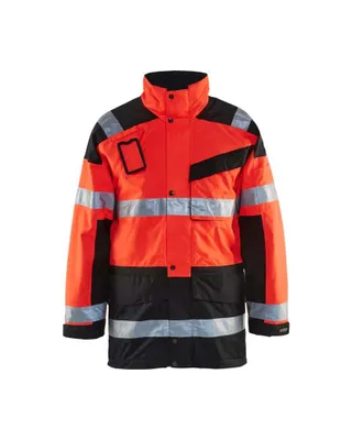 Produktbild von Blakläder High Vis Parka 4426 1997 in div. Farben, Farbe:high vis rot/schwarz, Größe:XL