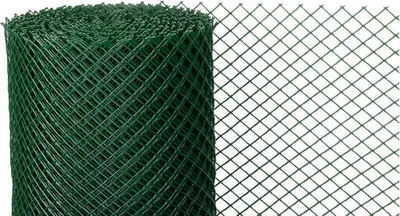 Immagine prodotto di Rete ECONOMY 6, 1000/20x20 mm, maglia quadrata 45, 300g/m2, verde, interamente in plastica, confezione da 25 m
