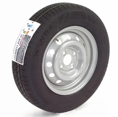 Produktbild von Komplettrad Anhängerrad Reifen 155/80R13 84N 100x4 Anhänger Reifen Felge Rad TB129