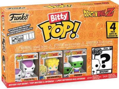 Obrázok produktu pre Mini-Figurki Bitty Pop! Dragon Ball 4-Pack - Seria 4, 2,5 cm, od Funko
